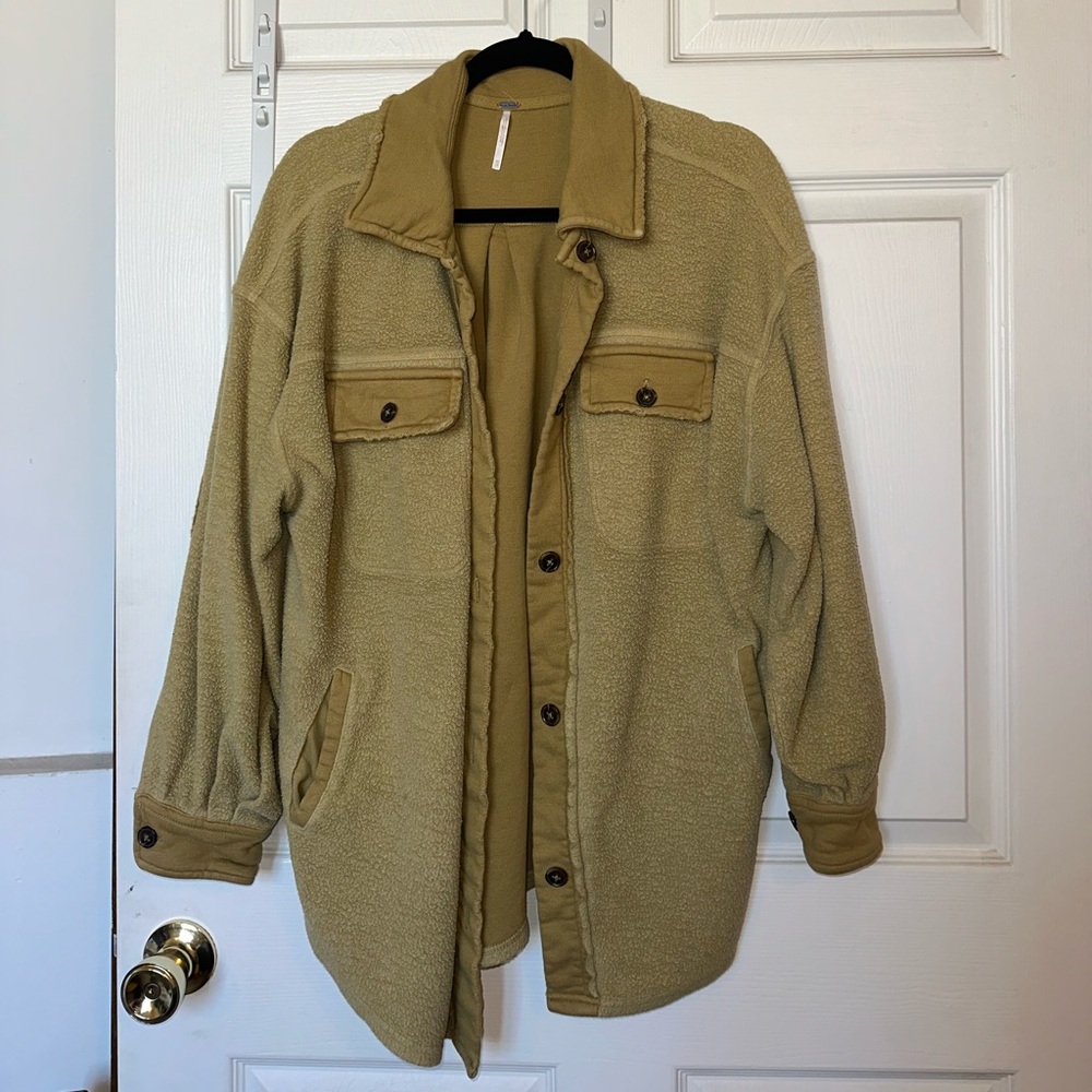 Free People Ruby Jacket - Olive Size XS